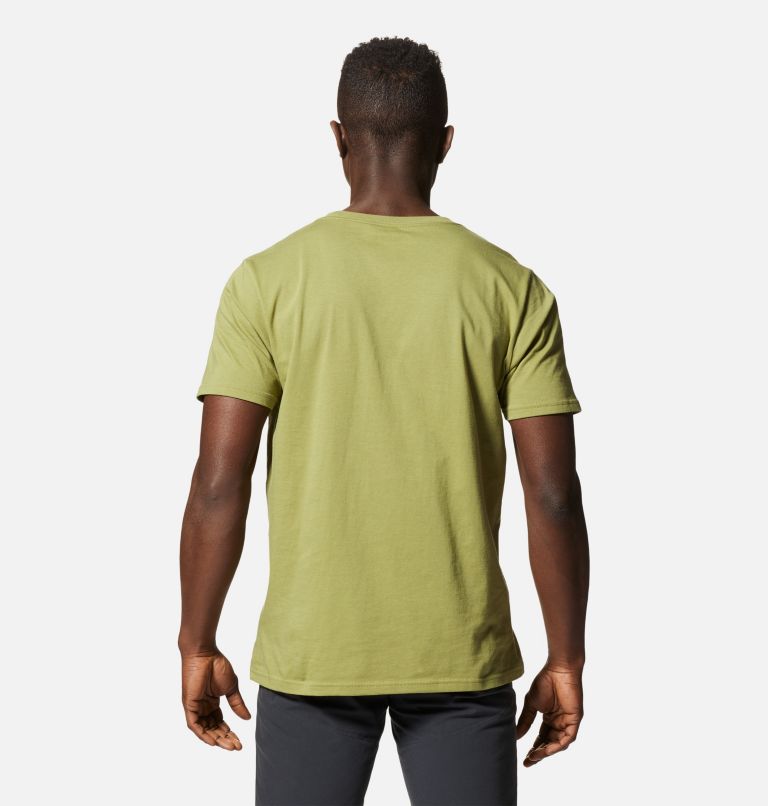 Thumbnail: Men's Yak in the Wild Short Sleeve, Color: Light Cactus, image 2