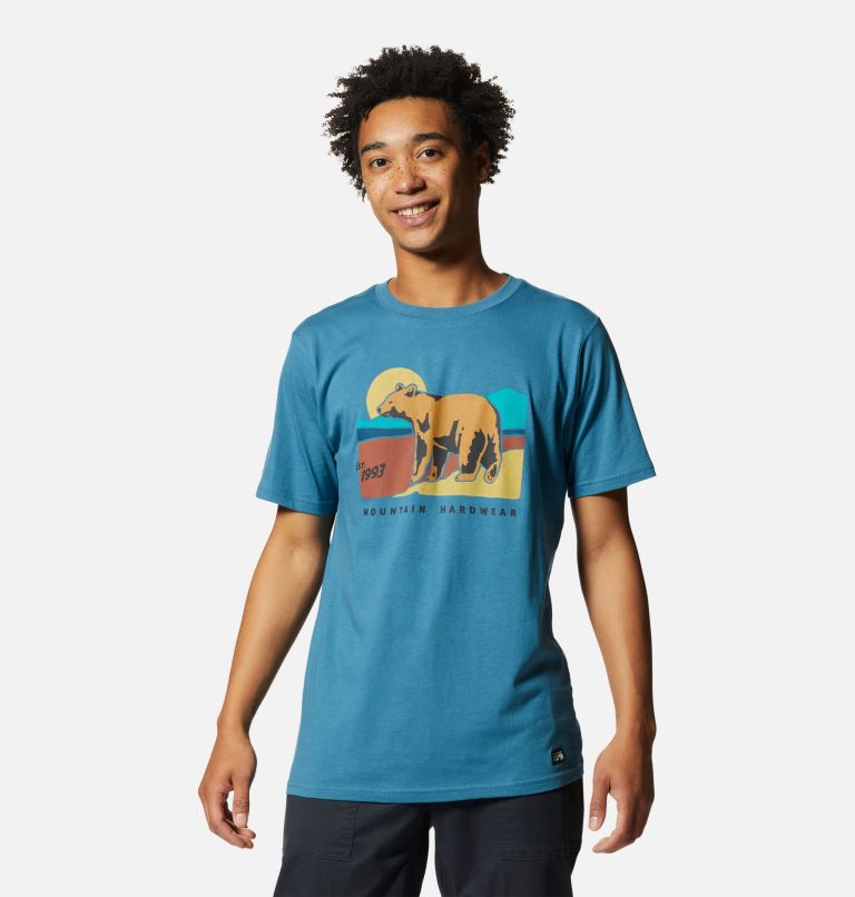 Men's MHW 1993 Bear Short Sleeve, Color: Caspian, image 1
