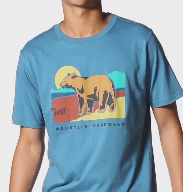 Men's MHW 1993 Bear Short Sleeve, Color: Caspian