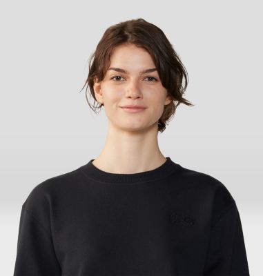 Women's MHW Logo Pullover Crew, Color: Black, image 48