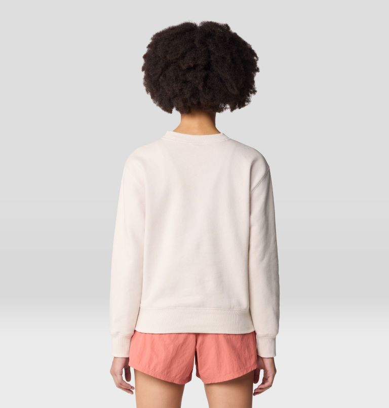 Women's MHW Logo Pullover Crew, Color: Talc, image 2