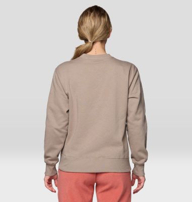 Women's MHW Logo Pullover Crew, Color: Wild Taupe, image 18