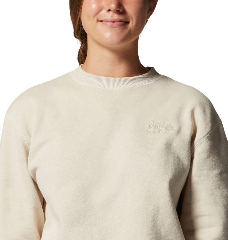 Thumbnail: Women's MHW Logo Pullover Crew, Color: Wild Oyster, image 4