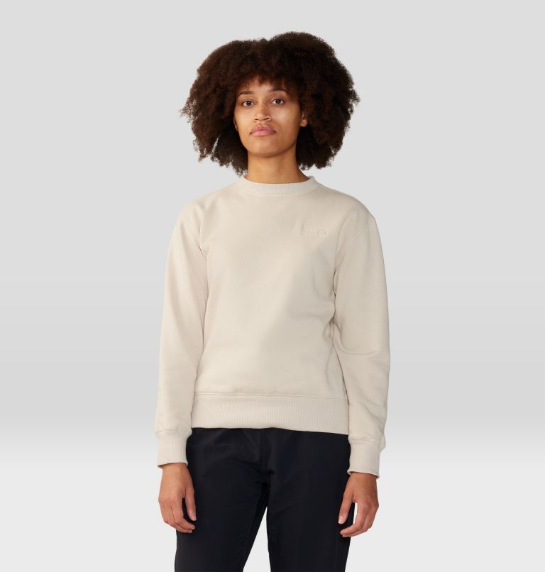 Thumbnail: Women's MHW Logo Pullover Crew, Color: Wild Oyster, image 1