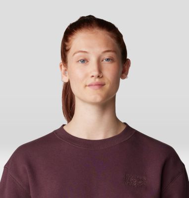 Women's MHW Logo Pullover Crew, Color: Blackberry, image 32