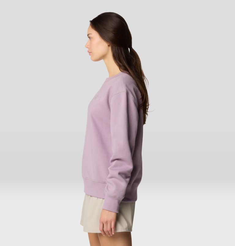 Women's MHW Logo Pullover Crew, Color: Daze, image 3