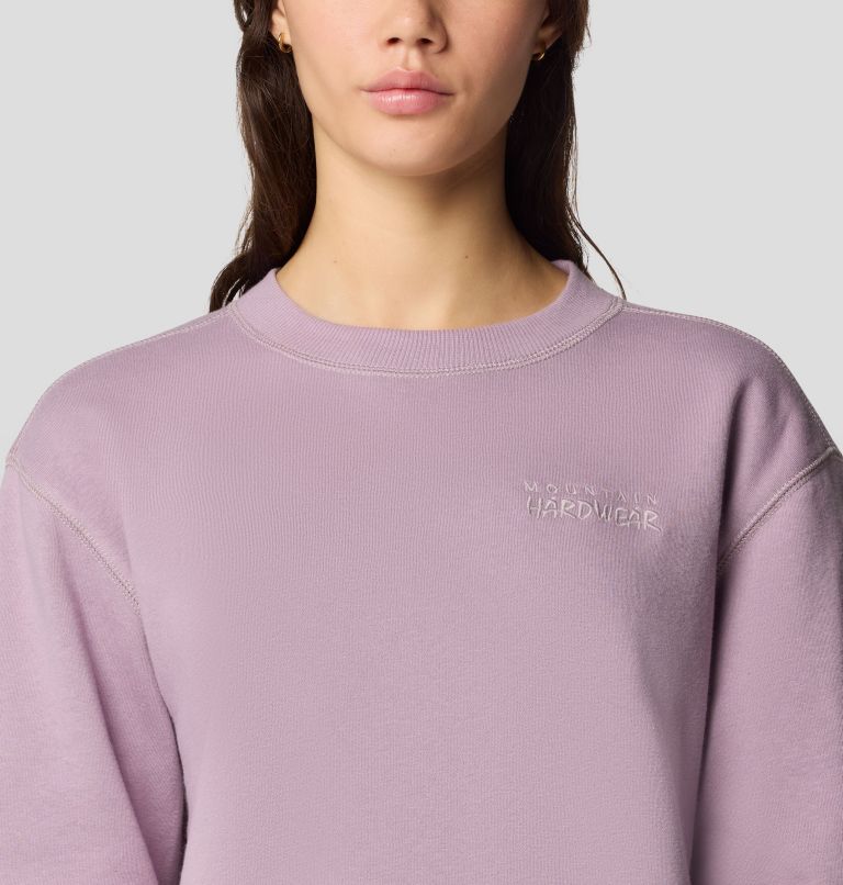 Women's MHW Logo Pullover Crew, Color: Daze, image 4