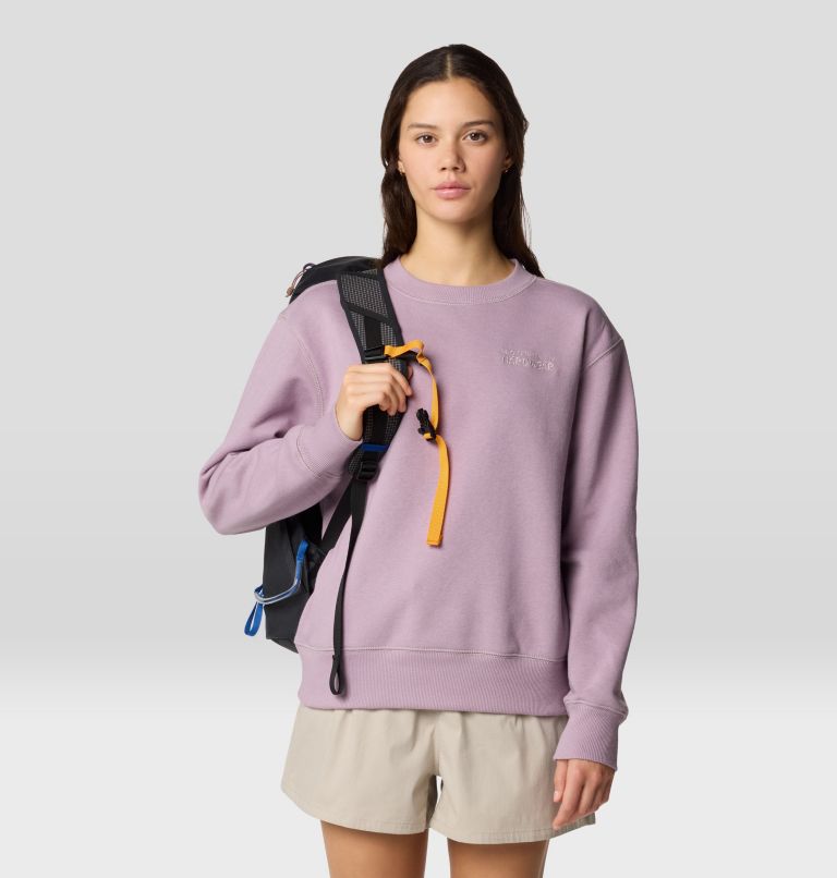 Women's MHW Logo Pullover Crew, Color: Daze, image 5