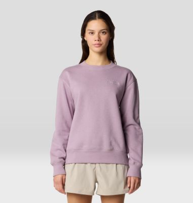Women's MHW Logo Pullover Crew, Color: Daze, image 25