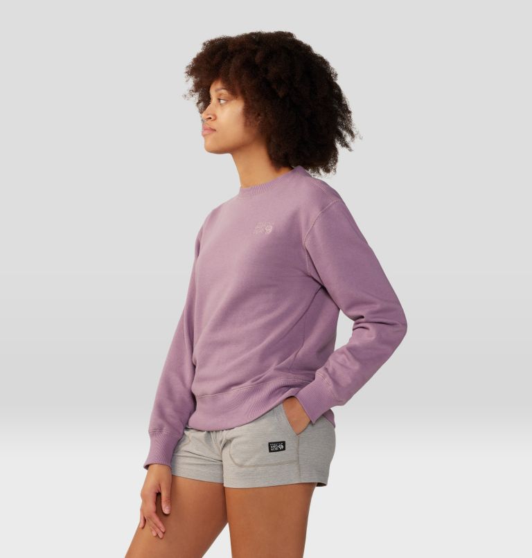 Women's MHW Logo Pullover Crew, Color: Dark Daze, image 3