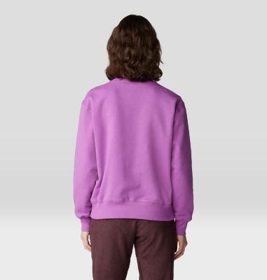 Women's MHW Logo Pullover Crew, Color: Lilac Glow, image 34