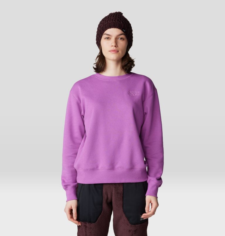 Women's MHW Logo Pullover Crew, Color: Lilac Glow, image 1
