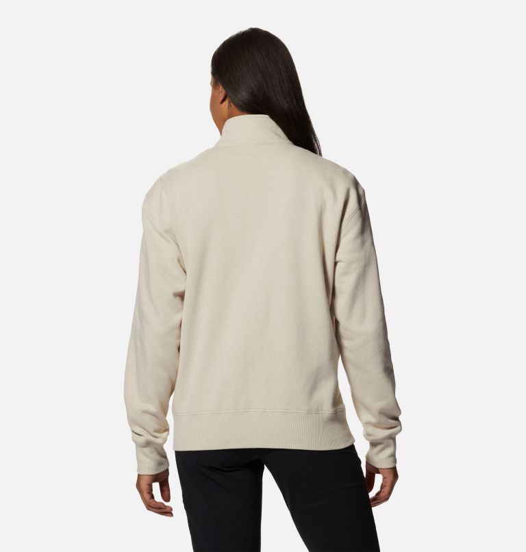 Women's MHW Logo 1/4 Zip, Color: Wild Oyster, image 2