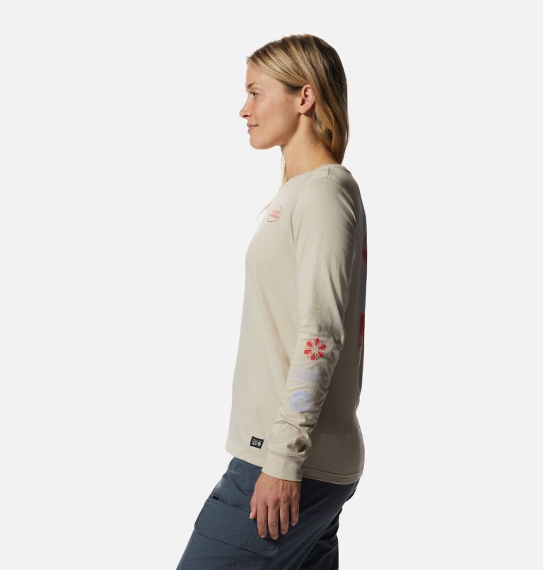 Women's MHW Mighty Five Long Sleeve, Color: Wild Oyster, image 3
