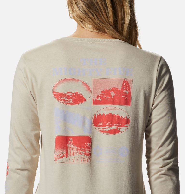 Thumbnail: MHW Mighty Five Long Sleeve | 284 | L, Color: Wild Oyster, image 5