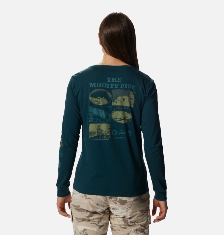 Thumbnail: MHW Mighty Five Long Sleeve | 375 | XS, Color: Dark Marsh, image 2