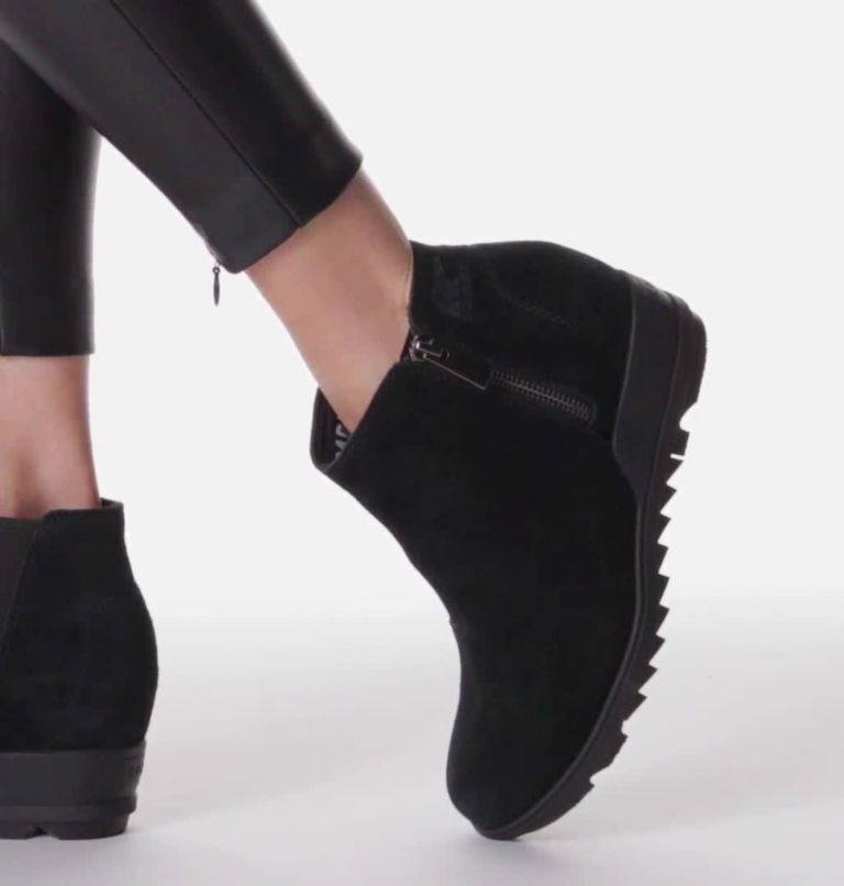 sorel evie zip wedge