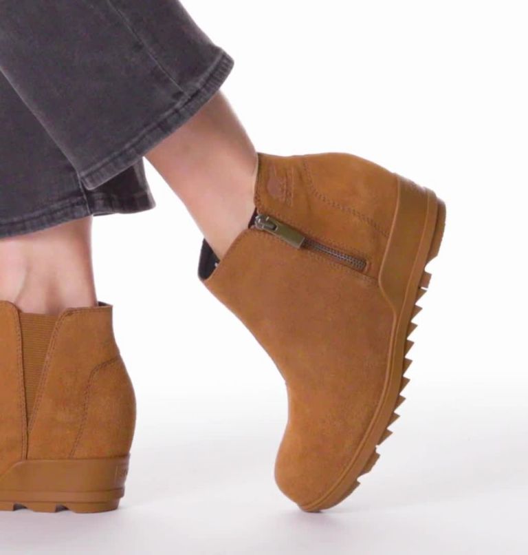 sorel evie zip wedge