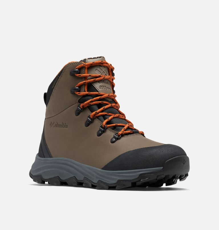 Thumbnail: Men's Expeditionist Boot - Wide, Color: Mud, Warm Copper, image 2