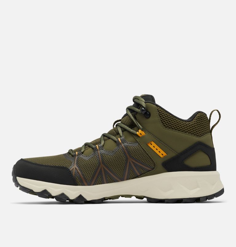 Bota de senderismo de media caña Peakfreak II Outdry para hombre, Color: Nori, Black, image 5