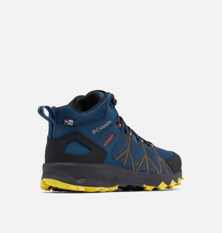 Men's Peakfreak II Mid Outdry Walking Boot, Color: Petrol Blue, Black, image 9
