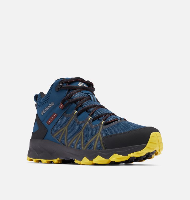 Thumbnail: Men's Peakfreak II Mid Outdry Walking Boot, Color: Petrol Blue, Black, image 2