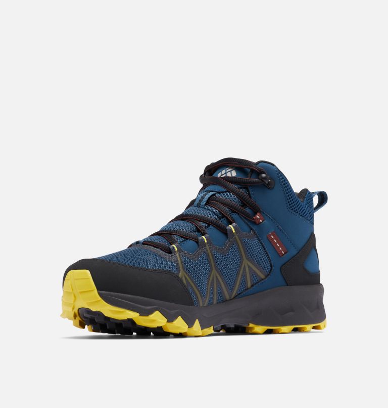 Thumbnail: Men's Peakfreak II Mid Outdry Walking Boot, Color: Petrol Blue, Black, image 6