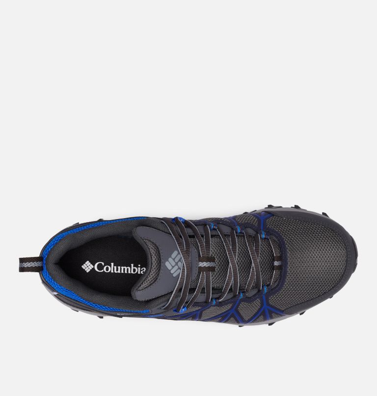 Thumbnail: Men's Peakfreak II Outdry Waterproof Hiking Shoe, Color: Shark, Blue Macaw, image 3