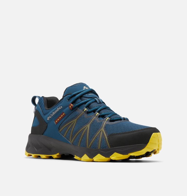 Men's Peakfreak II Outdry Waterproof Hiking Shoe, Color: Petrol Blue, Black, image 2
