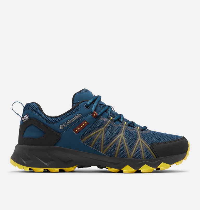 Men's Peakfreak II Outdry Waterproof Hiking Shoe, Color: Petrol Blue, Black, image 1