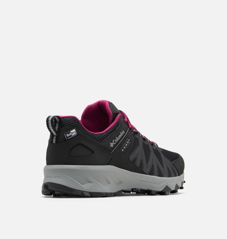 Women's Peakfreak II Outdry Waterproof Hiking Shoe, Color: Black, Ti Grey Steel, image 9