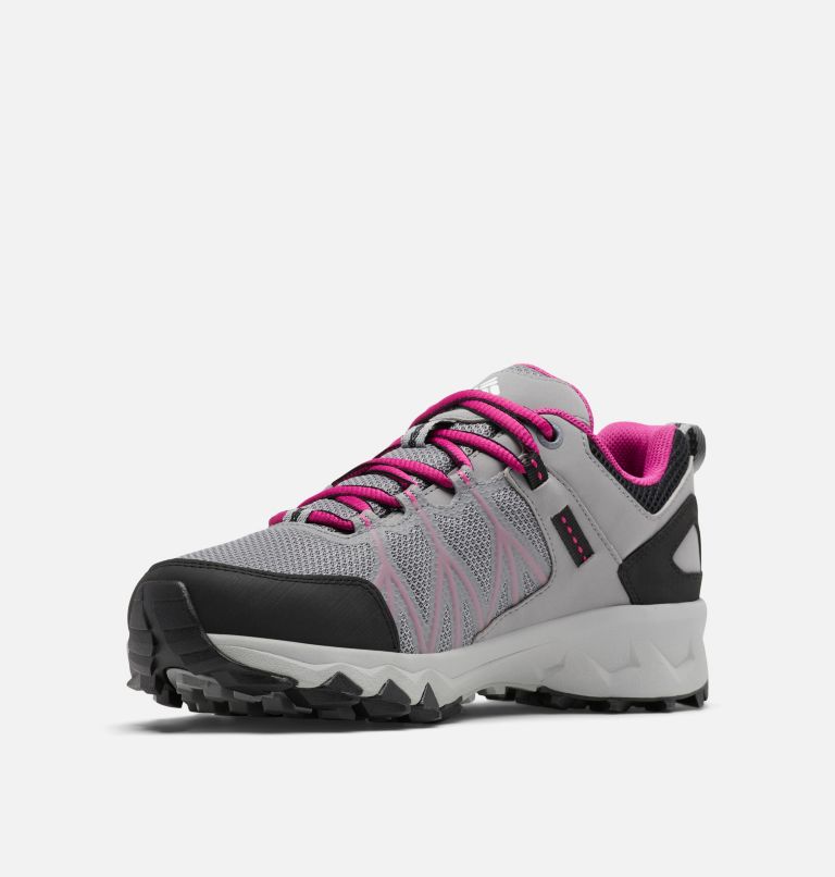 Columbia PEAKFREAK II OUTDRY - Zapatillas de senderismo - monument/wild  fuchsia/gris claro 