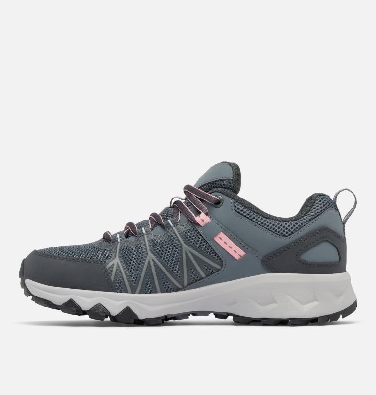 Women's Peakfreak II Outdry Waterproof Hiking Shoe, Color: Graphite, Salmon Rose, image 6