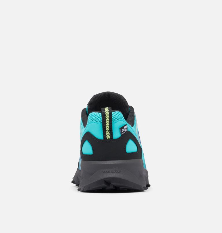 Women's Peakfreak II Outdry Waterproof Hiking Shoe, Color: Bright Aqua, Tippet, image 2