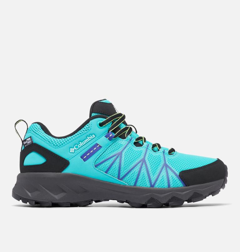 Thumbnail: Women's Peakfreak II Outdry Waterproof Hiking Shoe, Color: Bright Aqua, Tippet, image 1