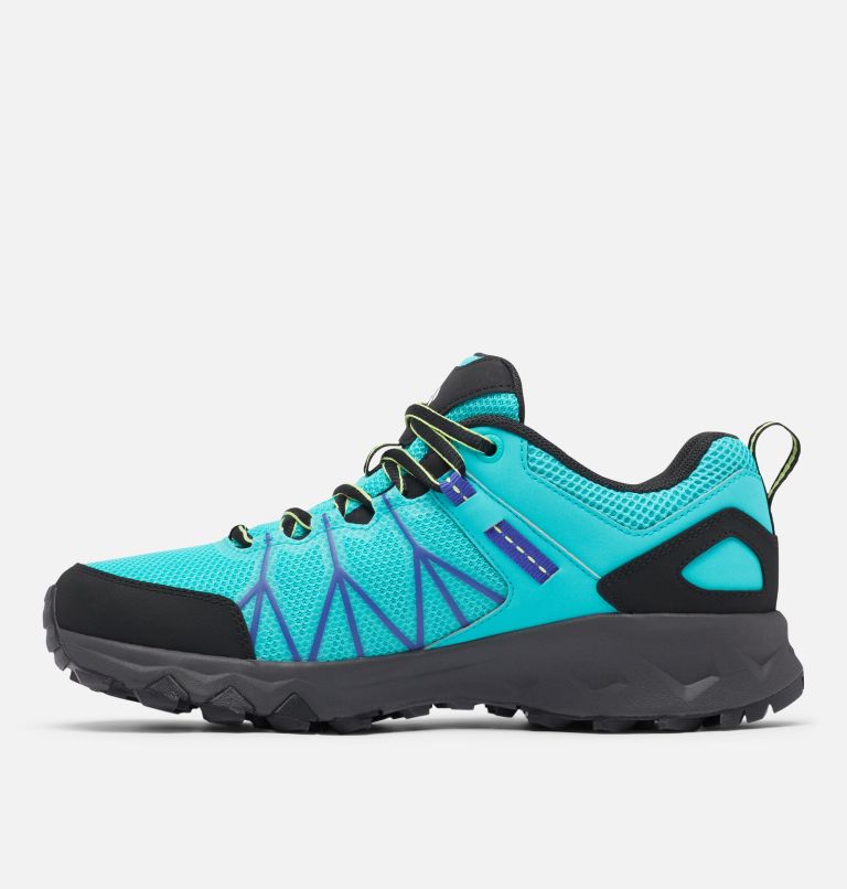 Women's Peakfreak II Outdry Waterproof Hiking Shoe, Color: Bright Aqua, Tippet, image 5