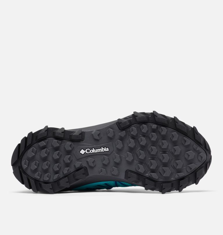 Women's Peakfreak II Outdry Waterproof Hiking Shoe, Color: Bright Aqua, Tippet, image 6