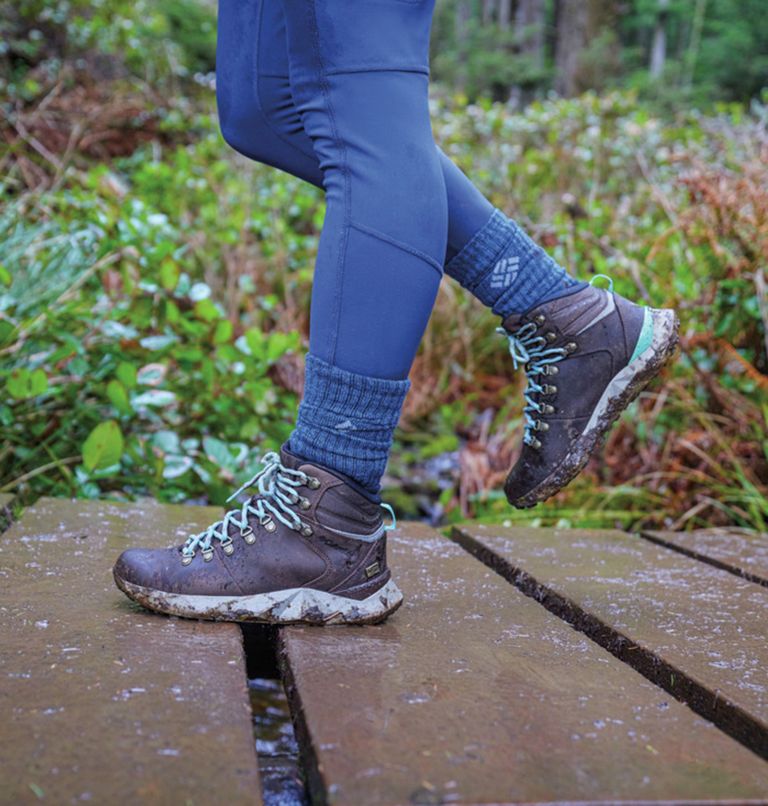 Thumbnail: Chaussure de Randonnée Imperméable Facet Sierra Outdry Femme, Color: Cordovan, Dusty Green, image 10