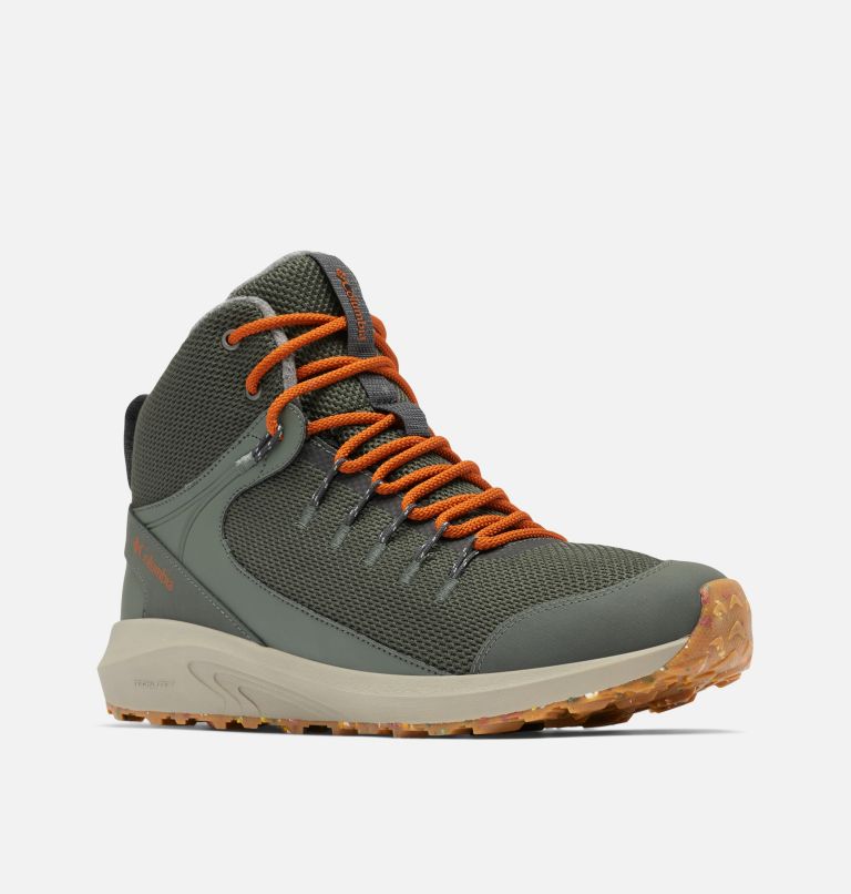 Thumbnail: Men's Trailstorm Mid Waterproof Hiking Shoe, Color: Gravel, Warm Copper, image 2