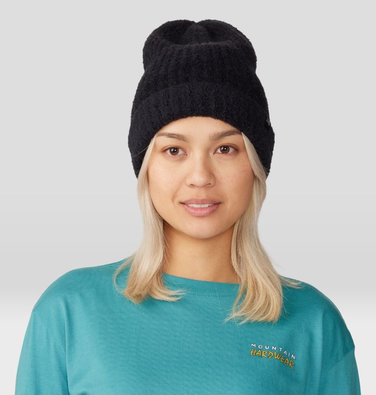 Women's PlushKnit Beanie, Color: Black, image 1