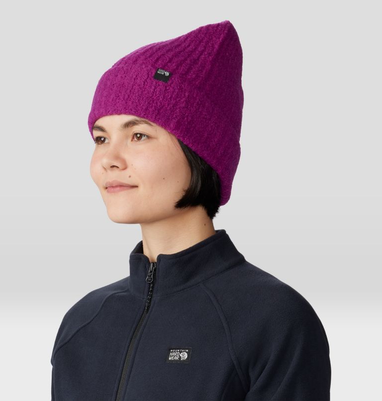 Women's PlushKnit Beanie, Color: Berry Glow, image 3