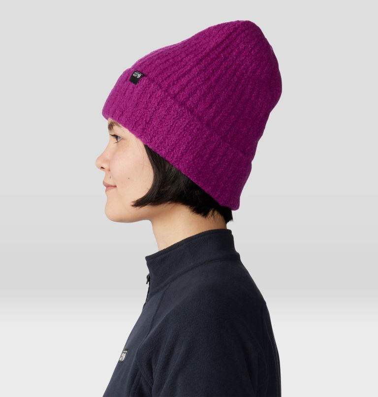 Women's PlushKnit Beanie, Color: Berry Glow, image 4