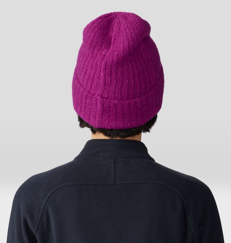 Women's PlushKnit Beanie, Color: Berry Glow, image 2