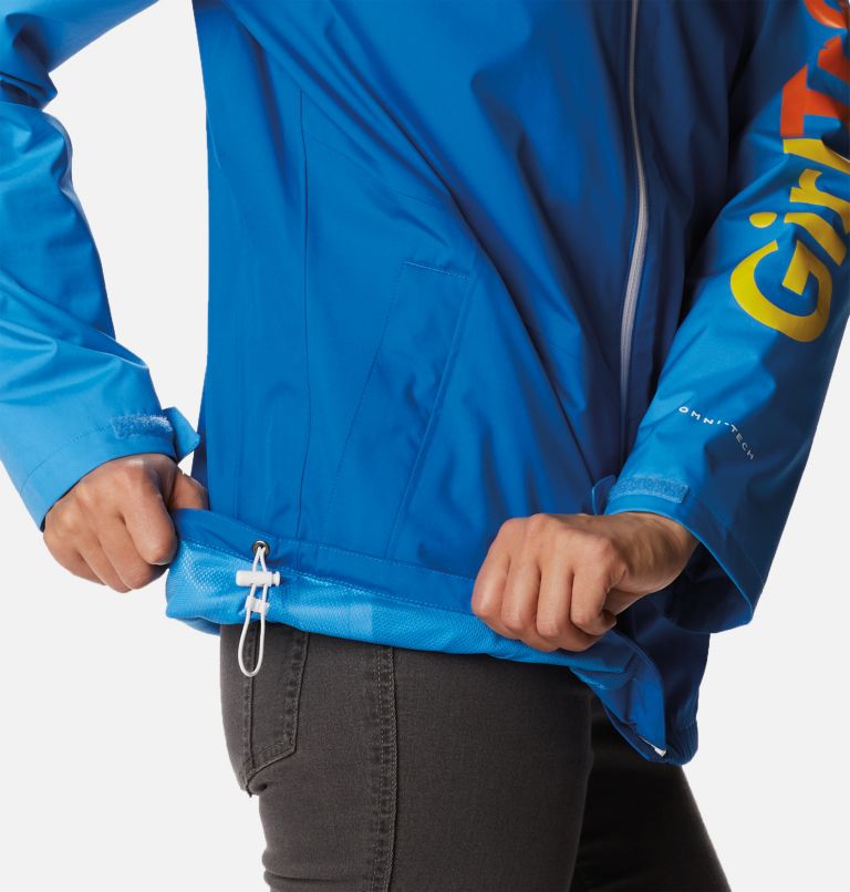 Women's GirlTrek Inner Limits Jacket, Color: Super Blue, Splash
