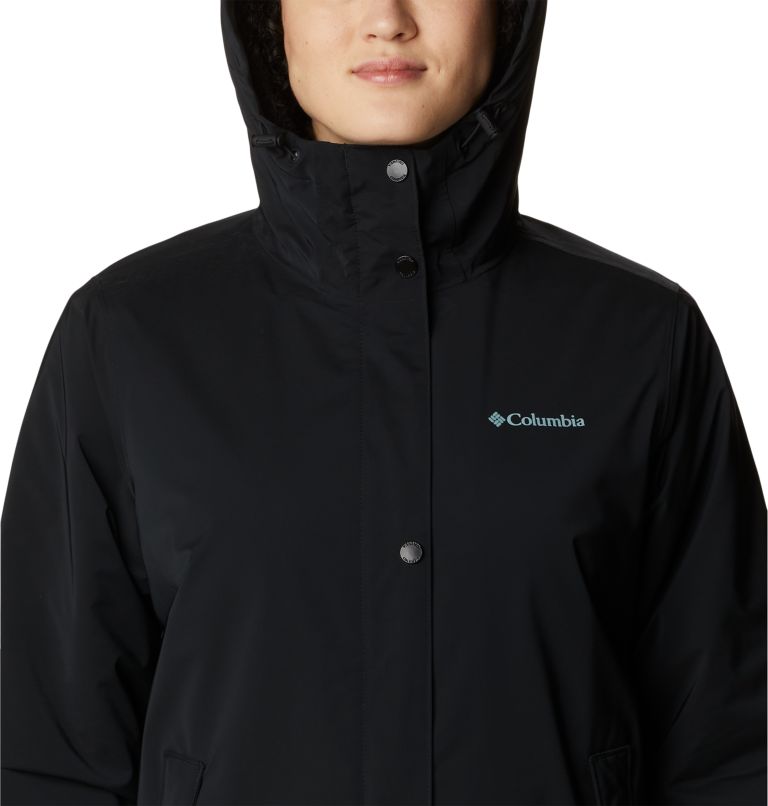 Thumbnail: Women's Clermont Lined Rain Jacket, Color: Black, image 4