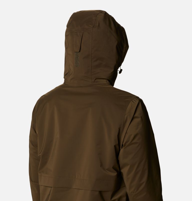 Thumbnail: Women's Clermont Lined Rain Jacket, Color: Olive Green, image 6