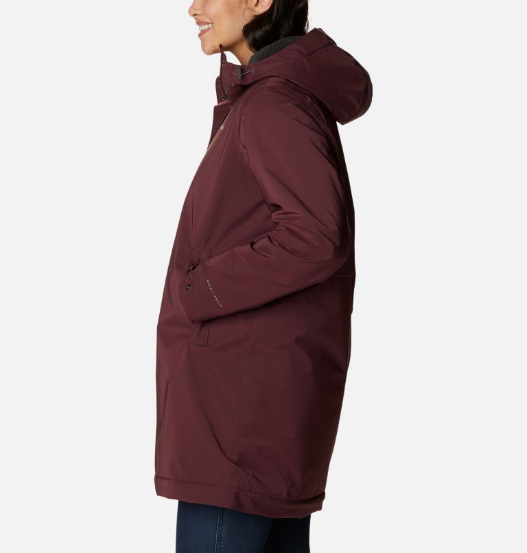 Clermont Lined Rain Jacket | 671 | S, Color: Malbec, image 3