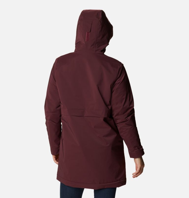 Clermont Lined Rain Jacket | 671 | S, Color: Malbec, image 2