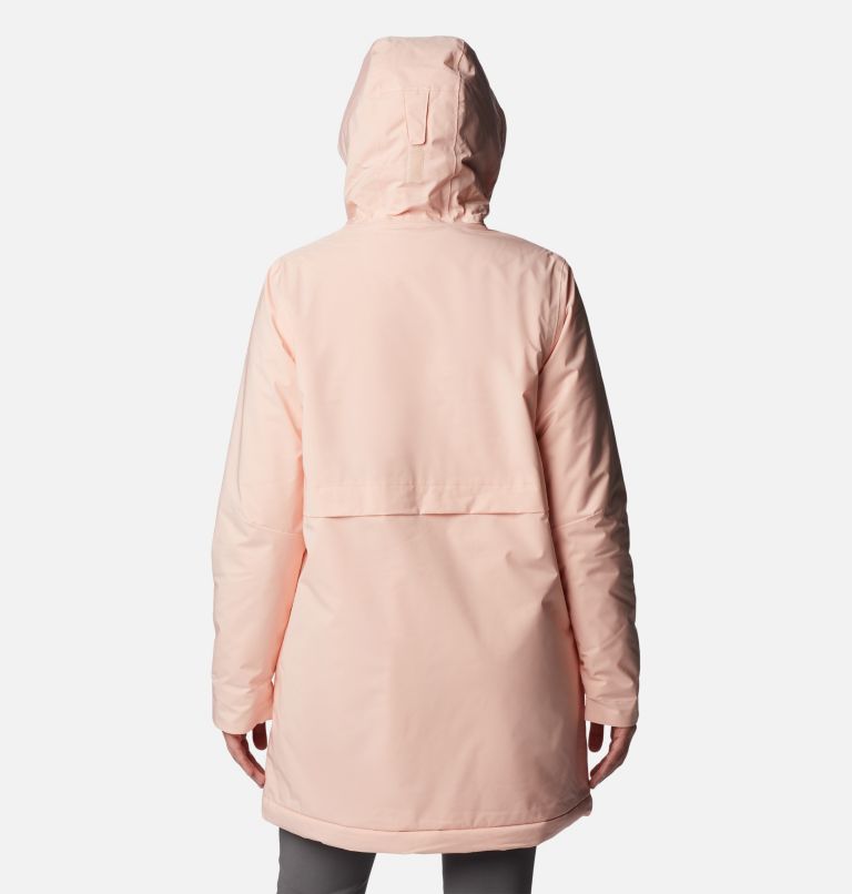 Women's Clermont Lined Rain Jacket, Color: Peach Blossom, image 2