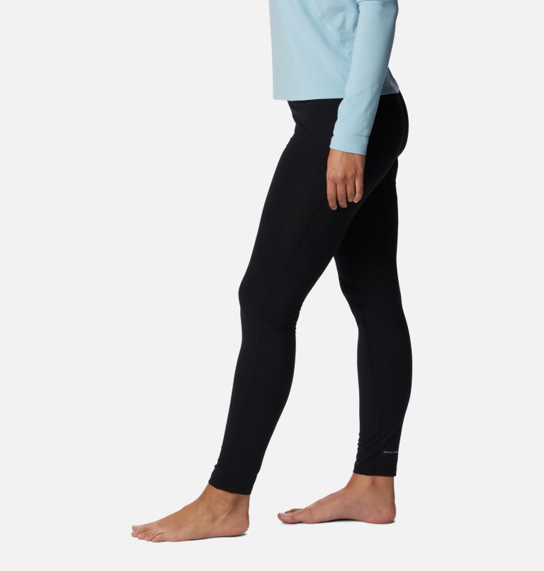 Women's Midweight Baselayer Tights, Color: Black, image 3